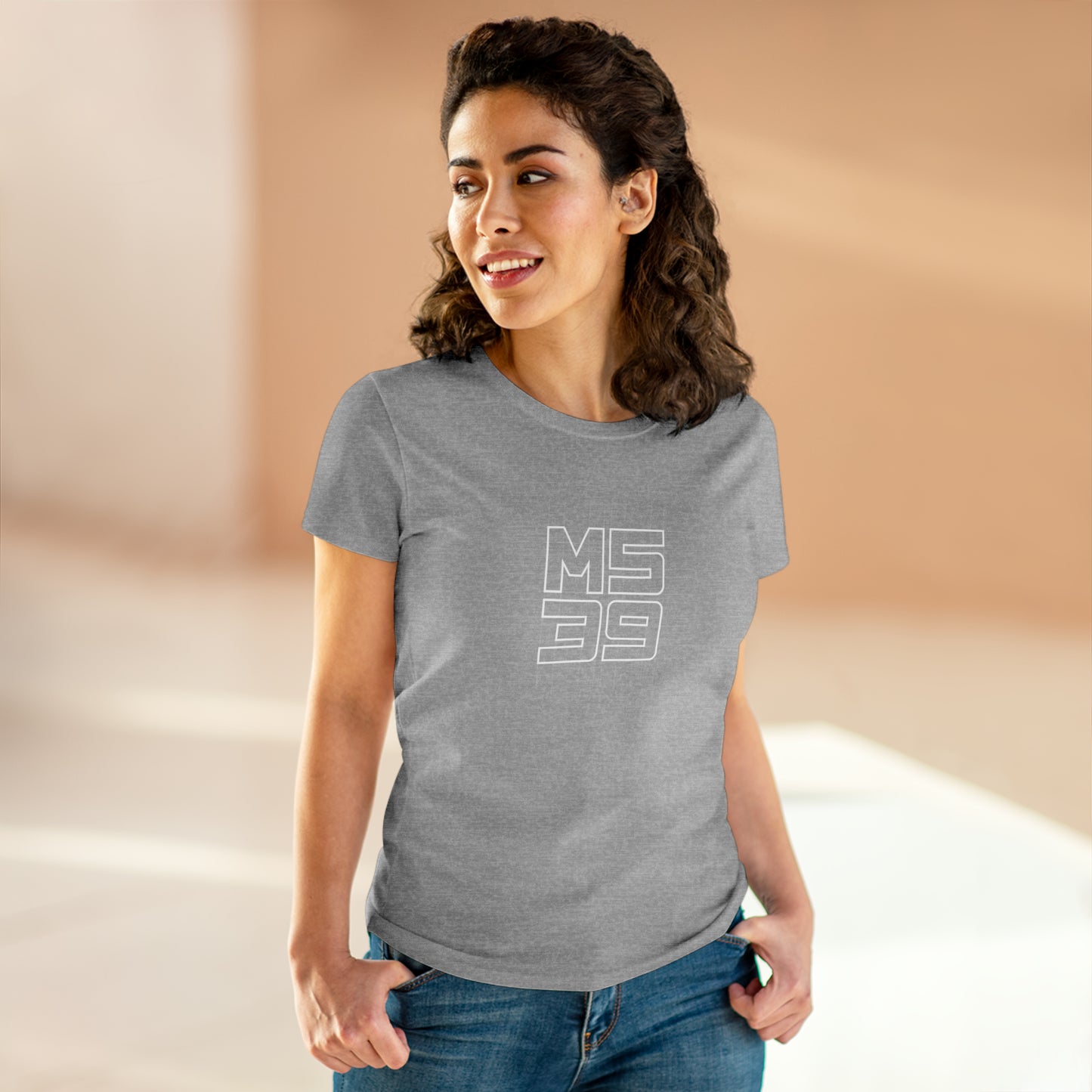 M539 Restorations Blueprint Logo Tee Women