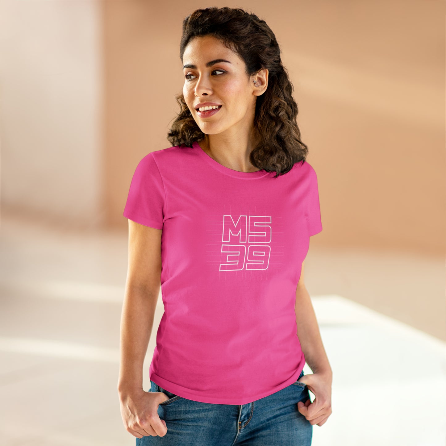 M539 Restorations Blueprint Logo Tee Women