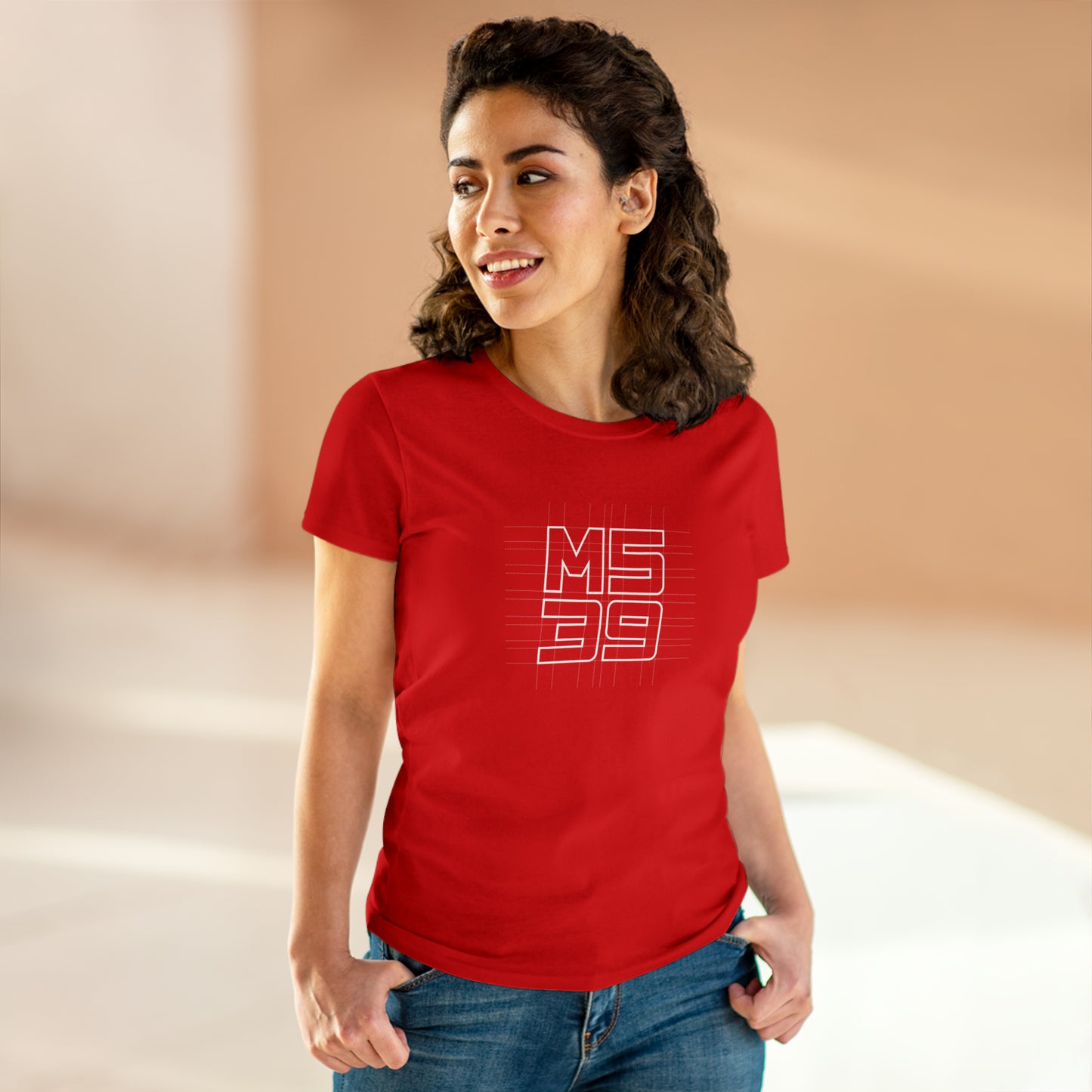 M539 Restorations Blueprint Logo Tee Women