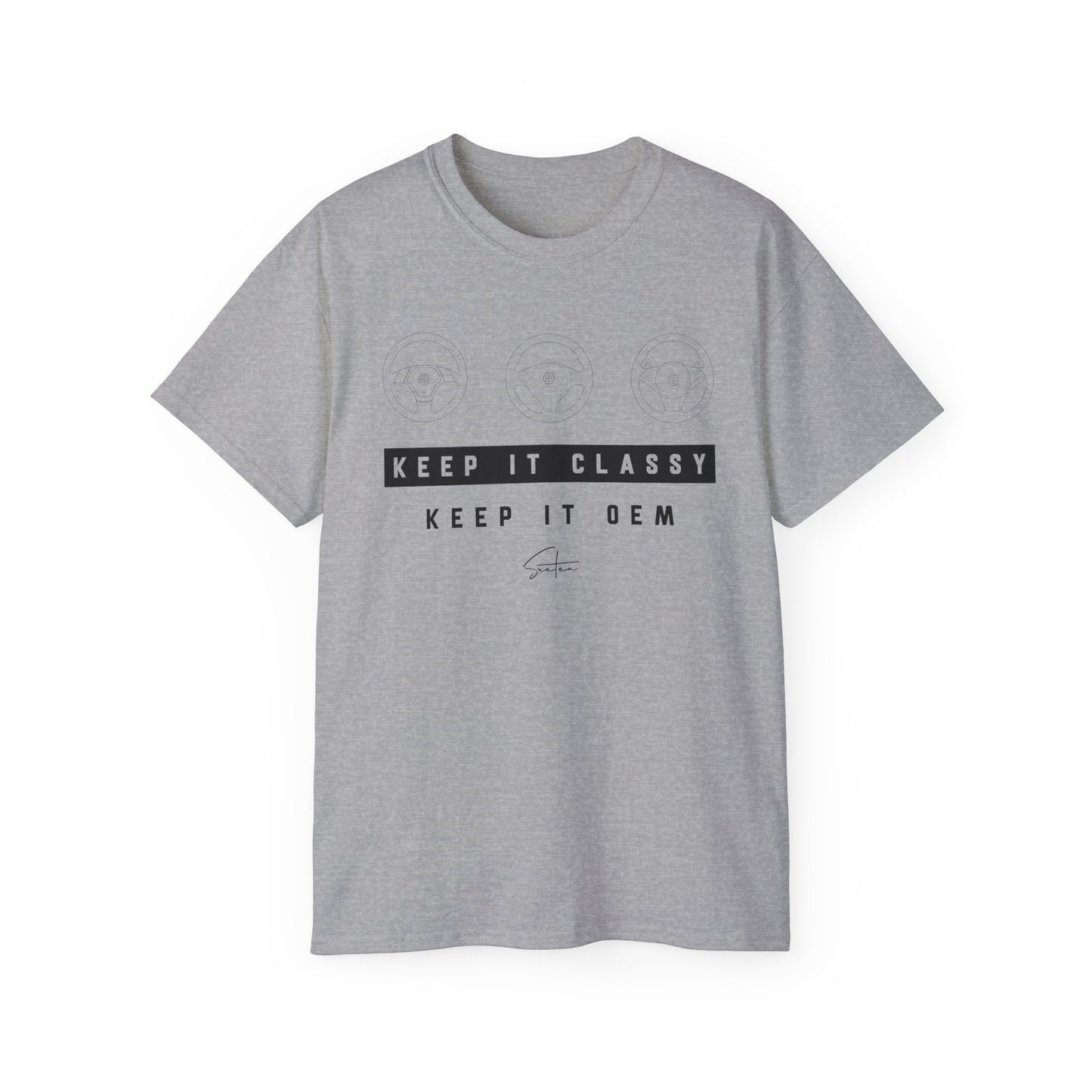 Keep it Classy - E36/E39/E60 Steering Wheel Tee
