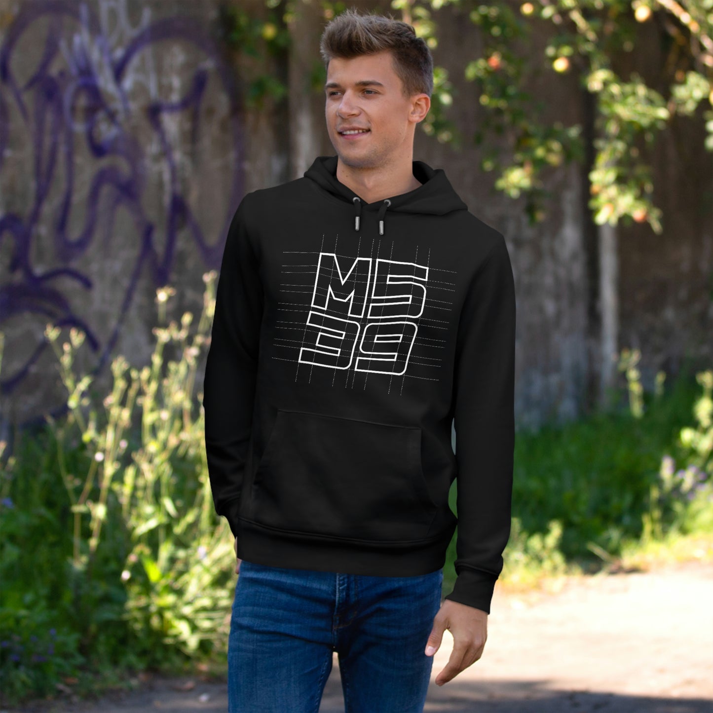 M539 Restorations Logo Blueprint Hoodie