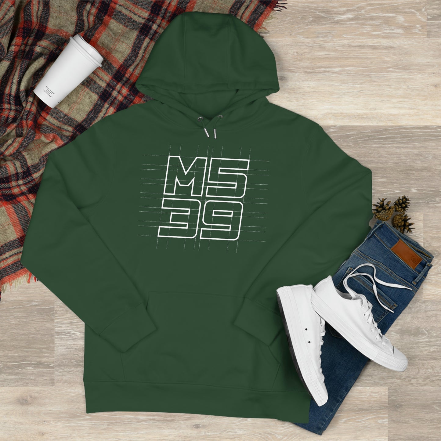 M539 Restorations Logo Blueprint Hoodie