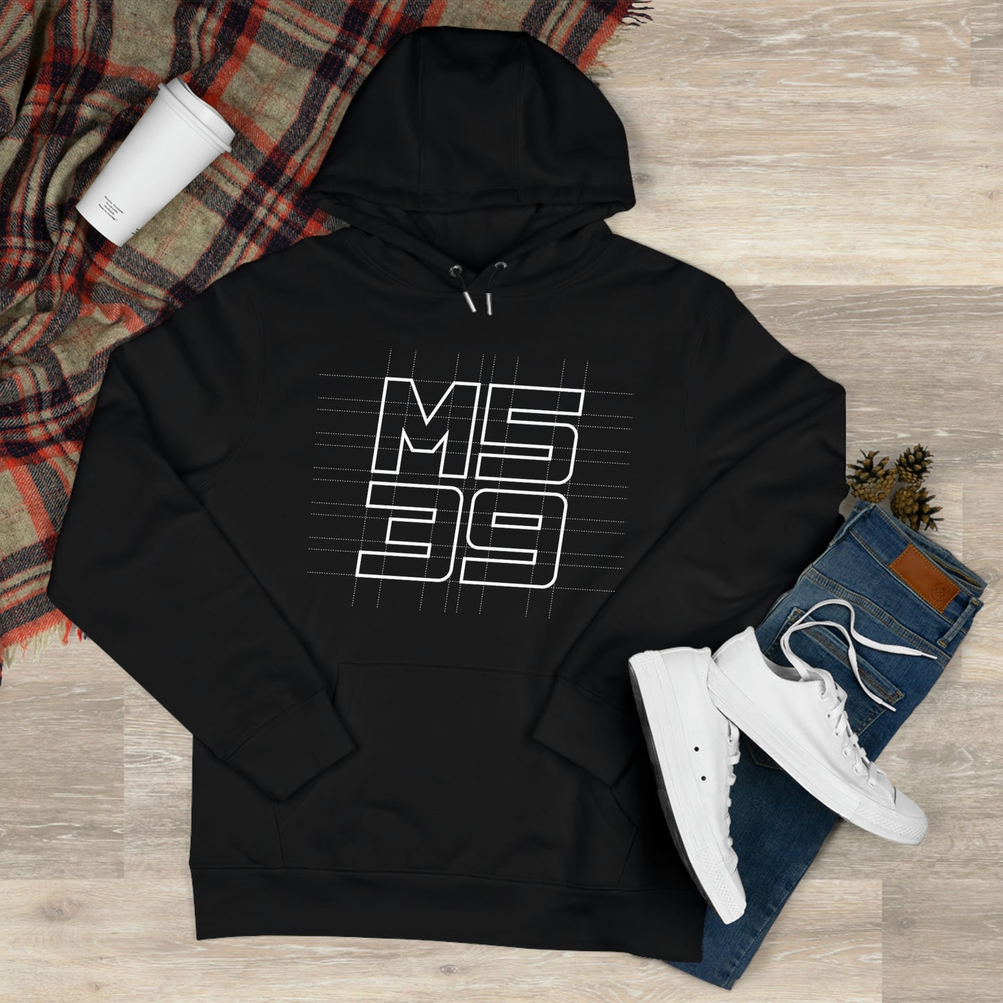 M539 Restorations Logo Blueprint Hoodie