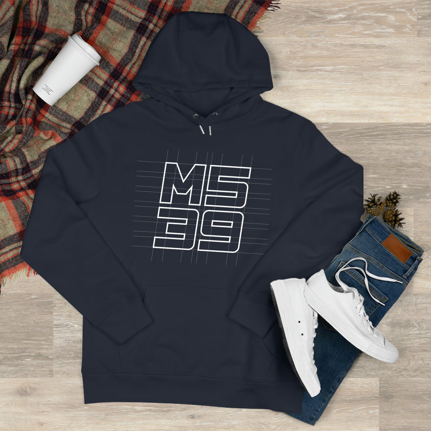 M539 Restorations Logo Blueprint Hoodie