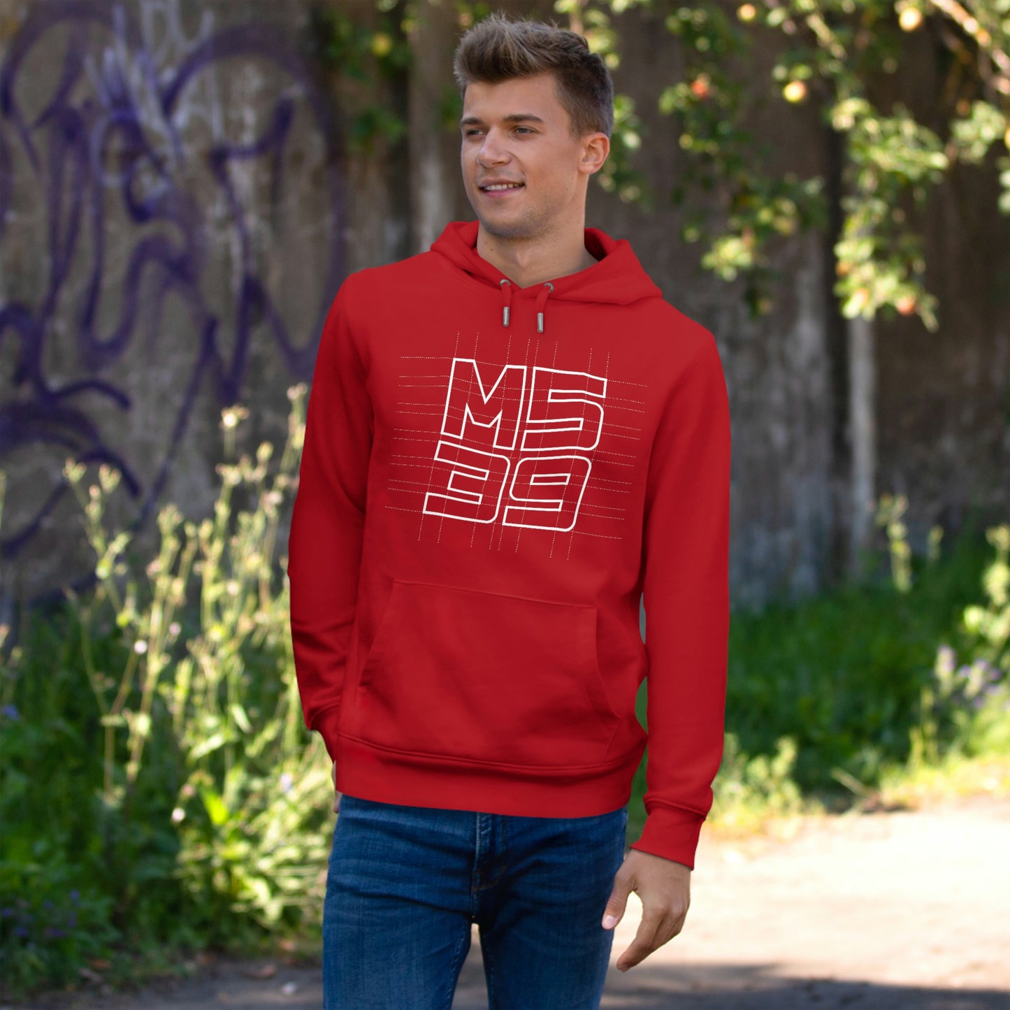 M539 Restorations Logo Blueprint Hoodie
