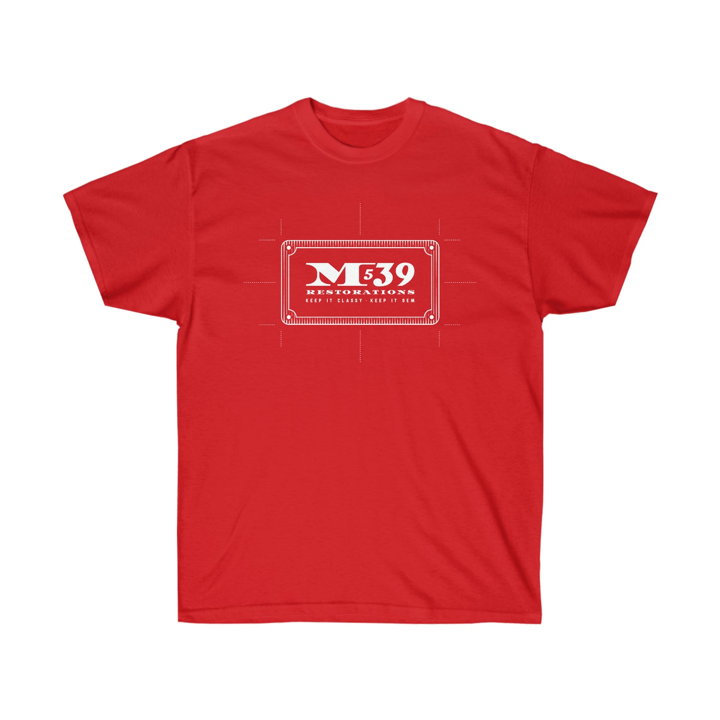 Old Style Typography Logo Tee