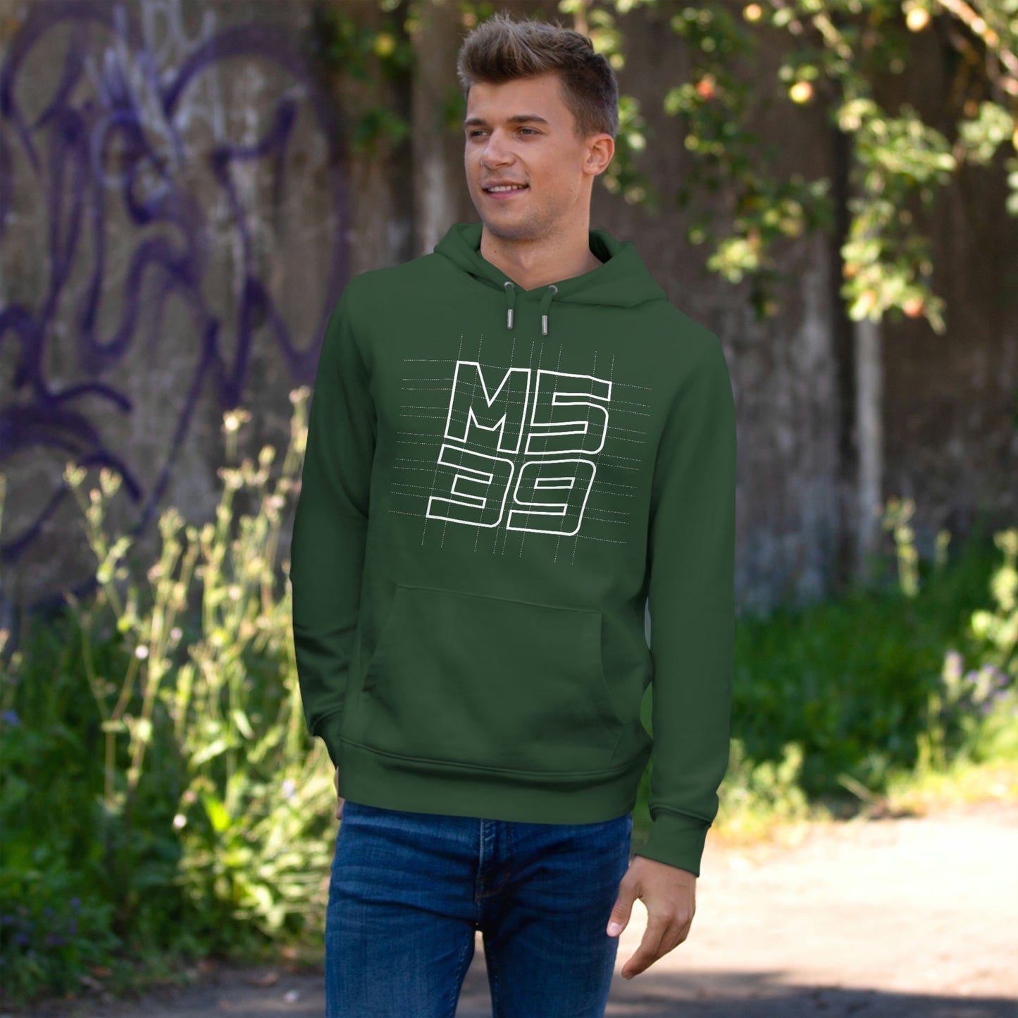 M539 Restorations Logo Blueprint Hoodie
