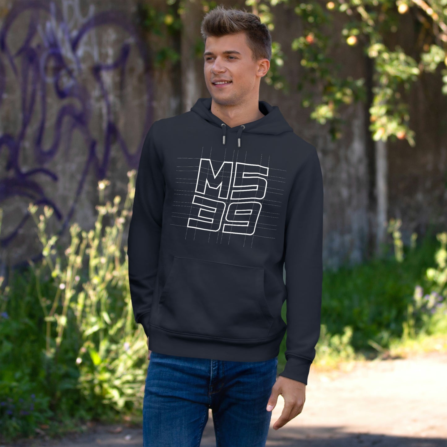 M539 Restorations Logo Blueprint Hoodie