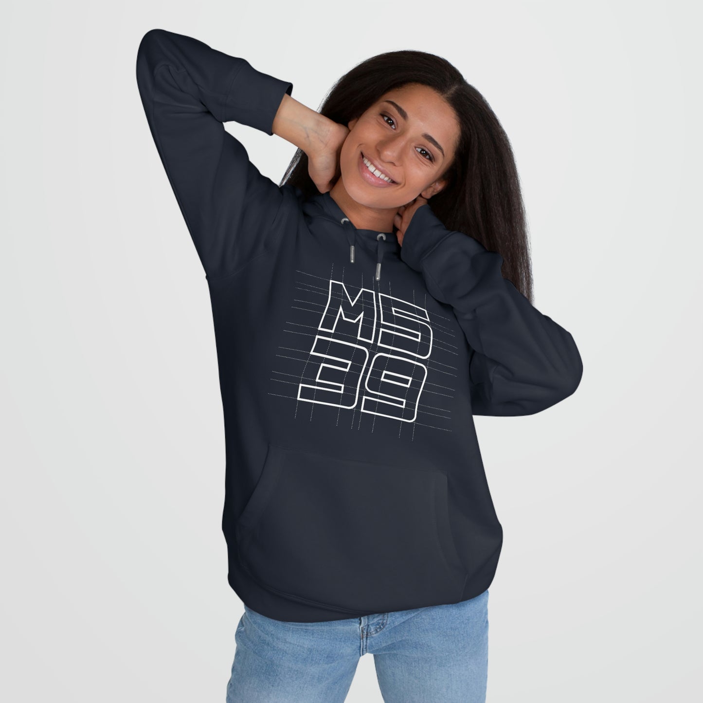 M539 Restorations Logo Blueprint Hoodie