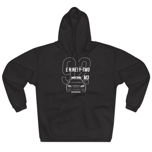 E92 M3 Typography Tee Hoodie