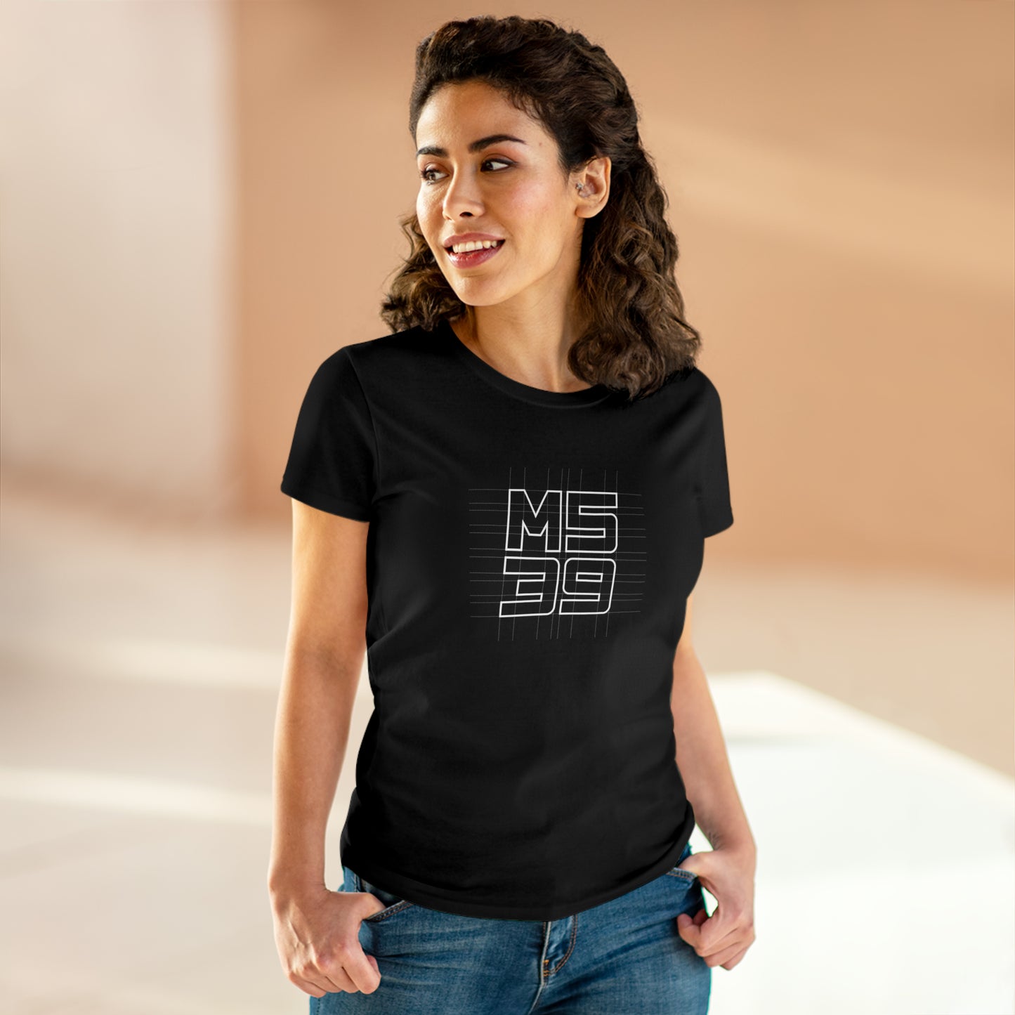 M539 Restorations Blueprint Logo Tee Women