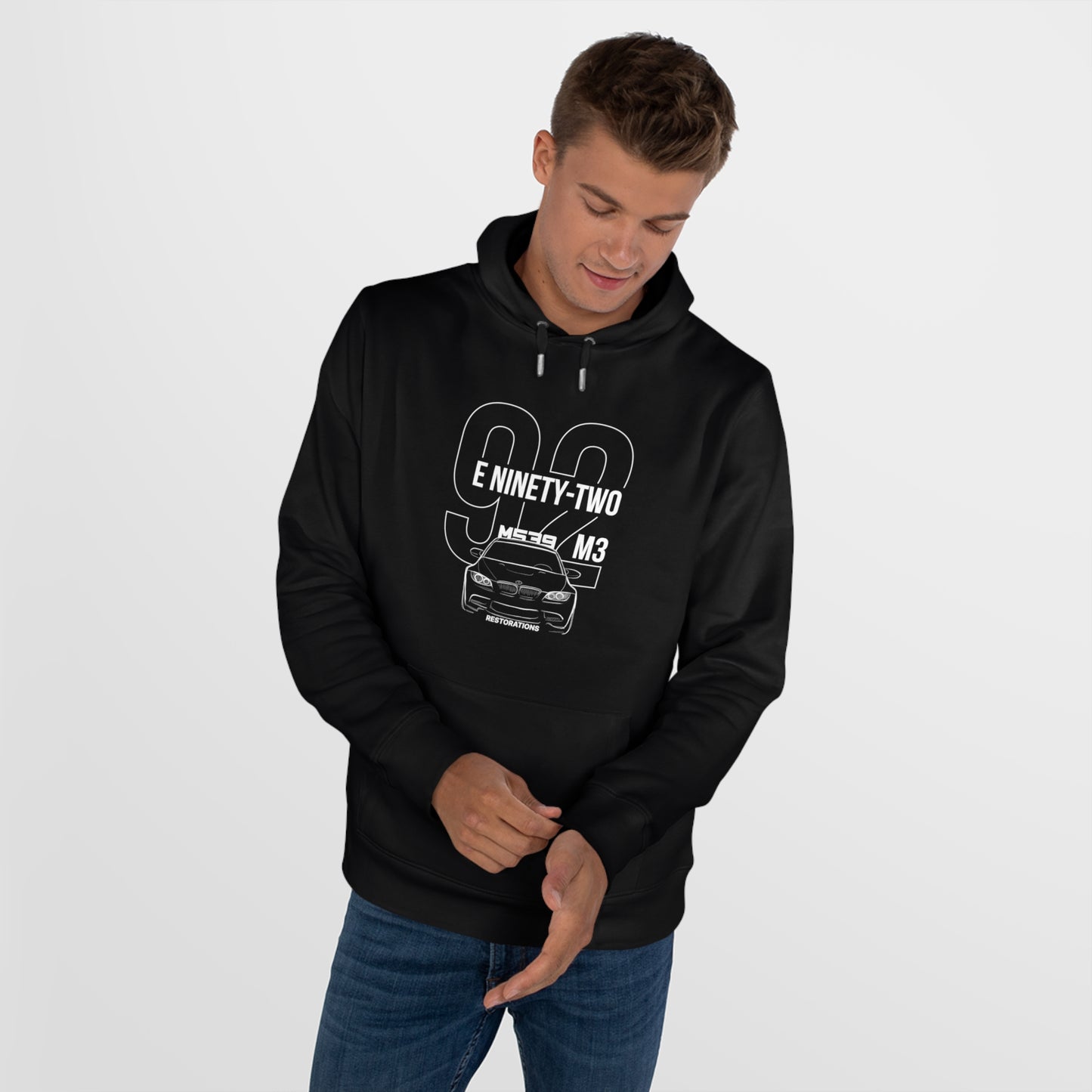 E92 M3 Typography Tee Hoodie