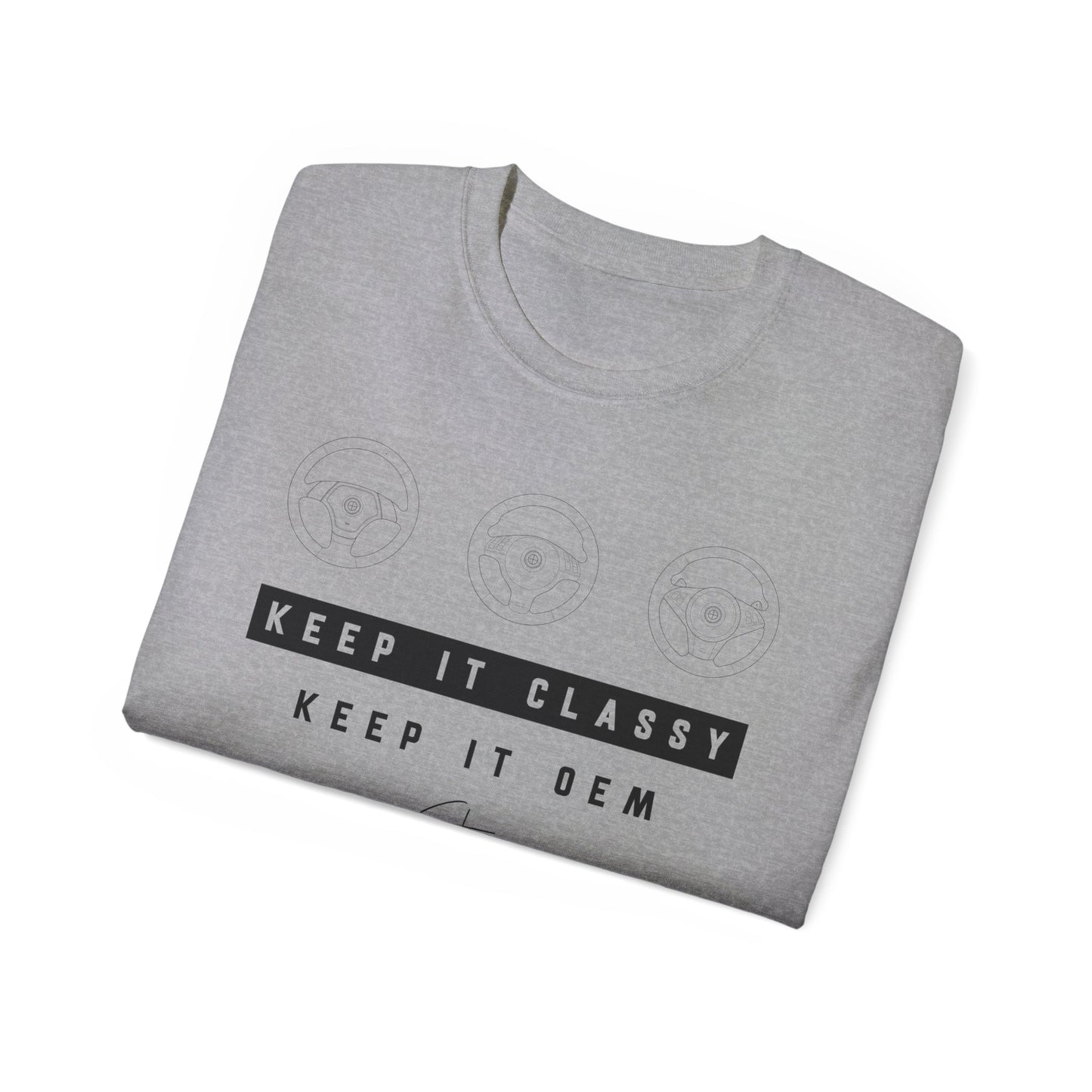 Keep it Classy - E36/E39/E60 Steering Wheel Tee