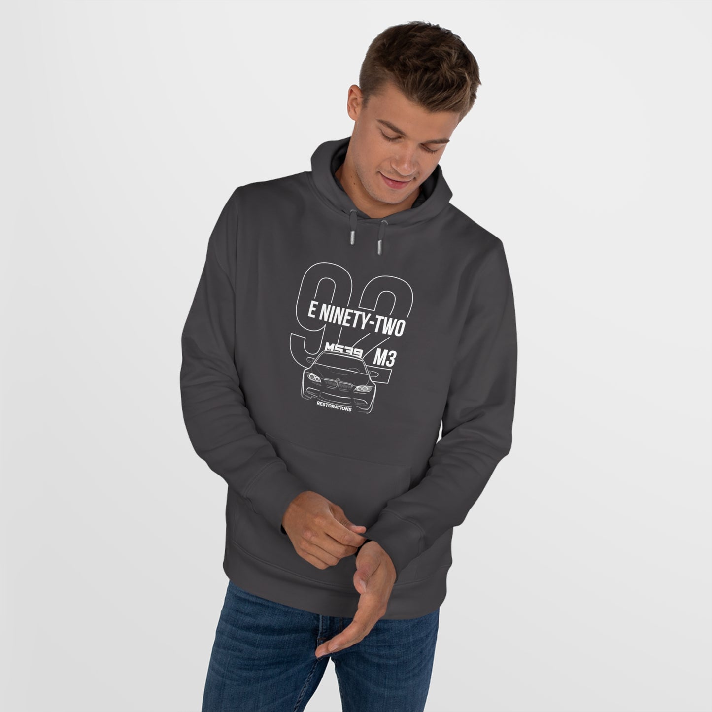 E92 M3 Typography Tee Hoodie